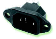 Heyco® IEC 320-C14 Power Inlet Connectors