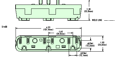 Heyco&reg; Tri-Tap Premold
