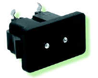 Heyco&reg; IEC 320-C8 Low Current Power Inlet Connector