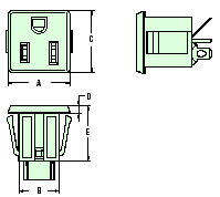 Heyco&reg; North American Receptacle Outlet