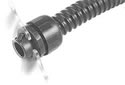 Heyco-Flex Nylon Snap-In Connectors For Flexible, Nonmetallic Liquid Tight Conduit and Tubing