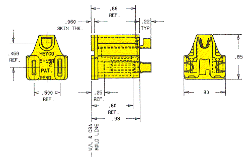 Female Bridge Receptacle 