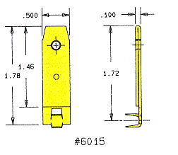 Heyco&reg;Male Blades Heavy Duty Terminals
