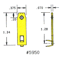 Heyco&reg;Male Blades Heavy Duty Terminals