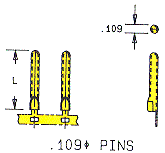Heyco&reg; Male Pins