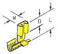 Flag Insulation Support Terminals 