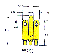 Heyco&reg;Male Blades Blade Ground Blade