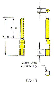 Heyco®Male/Female Combination Terminals 