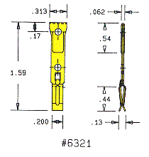 Heyco®Male/Female Combination Terminals 