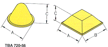 Heyco® Polyurethane Adhesive Backed Bumpers