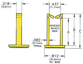 Heyco&reg; Adhesive-Backed Holders