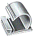 Heyclip Value Line Adhesive Backed Extruded Wire Clips&nbsp;