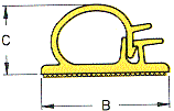 Heyclip Value Line Adhesive Backed Extruded Wire Clips&nbsp;
