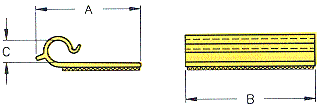 Heyclip "J" Style Wire Clips