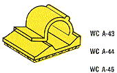 Heyclip Non-Locking Adhesive-Backed&nbsp;Clips