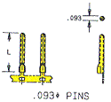 Heyco® Male Pins