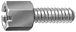 3/16" Hex Female Screw - Lock -- Slotted Head