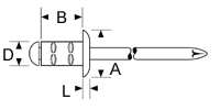 PolyGrip Multi-Grip Blind Rivets