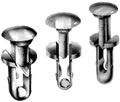 Clinch Type Plastic Fasteners