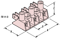 Heyco® Screw to Tab Terminal Blocks Screw to (2) Tabs