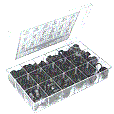 Heyco Bushings and Plugs Labkit #4 (Part #2998) For Electrical Knock-Out Holes 