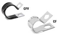 Light Duty Flared Edge Clamps - Series CFV-CF
