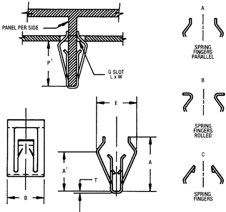 Tinnerman® Trim Clip Fasteners  Tinnerman® Trim Clip Fasteners