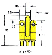 Heyco®Male Blades Blade Ground Blade