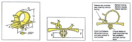 Heyclip™ Push Mount Wire Clips