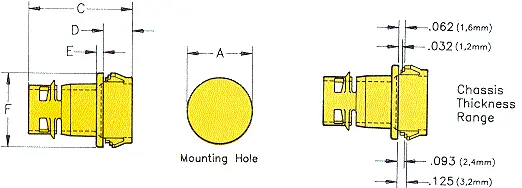 Heyco-Flex™ III Halogen-Free 94V-O Snap-In Connectors
