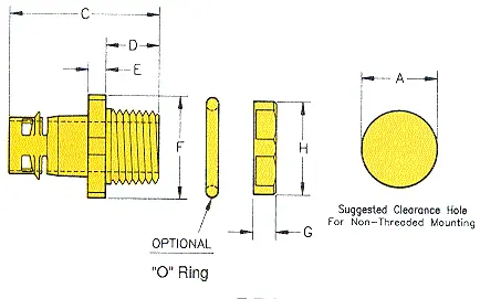 Heyco-Flex™ III Halogen-Free 94V-0 Straight Connectors For Flexible, Nonmetallic Tubing