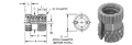 Post Molded Threaded Inserts (BPK)