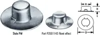Palnut® Washer Cap Pushnut® Removable Type Fastener
