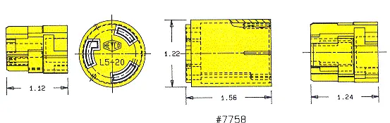 Heyco®Twist-Lock Cordset Components