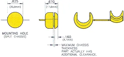 Heyco Strain Relief For Switching Power Supply