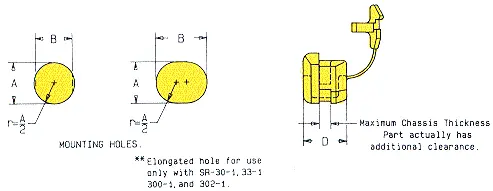 Heyco® Straight-Thru Strain Relief Bushings
