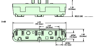 Heyco® Tri-Tap Premold