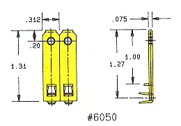 Heyco®Male Blades Heavy Duty Terminals