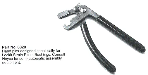 Heyco® Lockit™  Relief Pre-Assembly Equipment