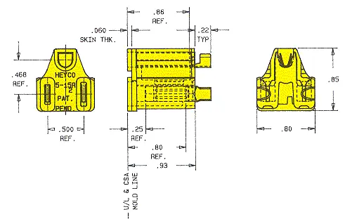 Female Bridge Receptacle