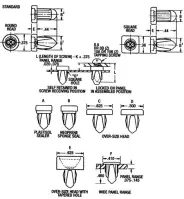 Tinnerman® Expansion Type Plastic Fasteners