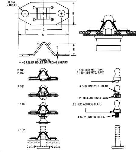 Ball-Stud Speed Clips
