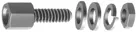 3/16" Hex Female Screw - Lock