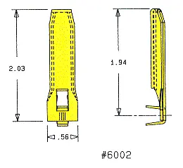 Heyco®Male Blades Heavy Duty Terminals