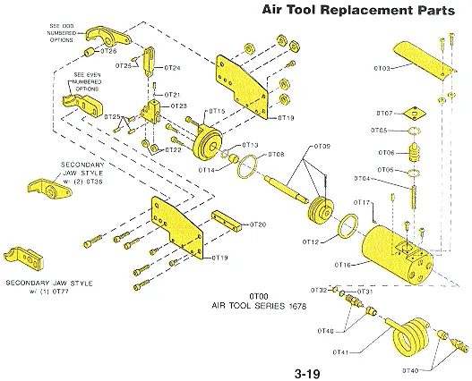 Heyco® Air Tool, Air Tools Jaws, & Replacement Parts