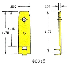 Heyco®Male Blades Heavy Duty Terminals