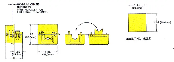 Heyco®Multi-Lockit™ Strain Relief Bushings