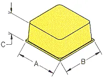 Heyco® Polyurethane Adhesive Backed Bumpers