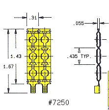 Heyco®Cube Tap Extension Cord Components