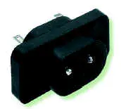 Heyco® IEC 320-C8 Low Current Power Inlet Connector
